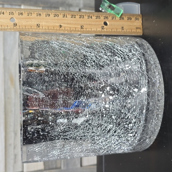 Silver Mercury Glass Candle Holder - Picture 7 of 8